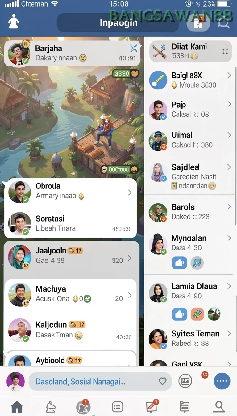 Cuplikan layar P200M — halaman utama