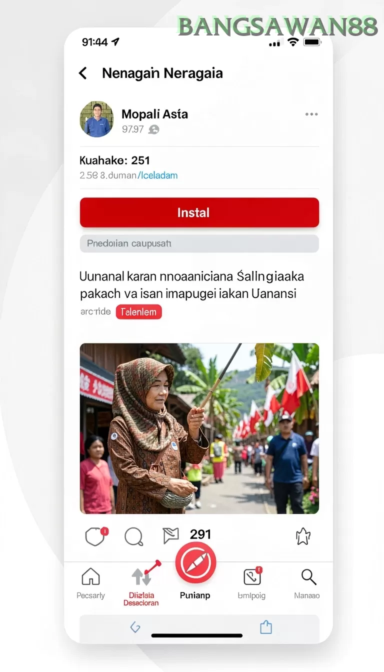Cuplikan layar BANDARCOLOK — aktivitas