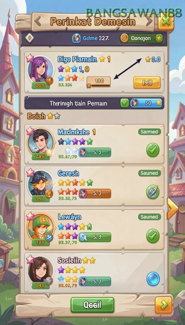 Cuplikan layar UANG4D — pengaturan akun